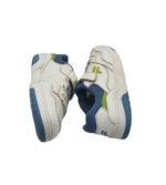 Adidasi copii Fila, 33, imitatie de piele, alb albastru - imagine 4