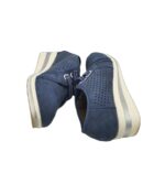 Pantofi dama 38, imitatie de piele, albastru - imagine 4