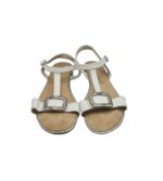 Sandale dama Tamaris, 40, imitatie de piele, piele, alb - imagine 3