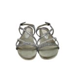 Sandale dama Tamaris, 39, imitatie de piele, piele, gri - imagine 3