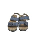 Sandale dama Boulevard, 38, imitatie de piele, albastru - imagine 3