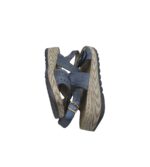 Sandale dama Boulevard, 38, imitatie de piele, albastru - imagine 4