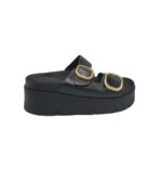 Saboti dama Bershka, 39, imitatie de piele, negru