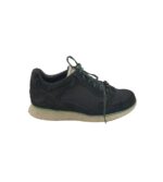 Adidasi dama Clarks, 38, piele intoarsa, material textil, negru