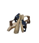 Sandale copii S'Oliver, 34, imitatie de piele, material textil, negru crem - imagine 4