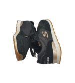 Adidasi dama Skechers, 39, piele intoarsa, material textil, negru - imagine 4