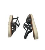 Sandale dama Marco Tozzi, 39, imitatie de piele, negru gri - imagine 5