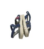 Sandale copii  29, material textil, albastru - imagine 4