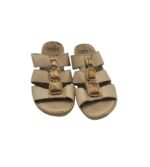 Saboti dama Caprice, 38, piele, crem - imagine 3