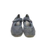 Balerini dama Medicus, 38, piele intoarsa, material textil, albastru - imagine 3