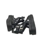 Sandale dama 40, imitatie de piele, negru - imagine 3