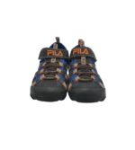 Sandale copii Fila, 37, imitatie de piele, negru - imagine 3