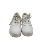 Adidasi dama Puma, 40, imitatie de piele, piele, alb - imagine 3