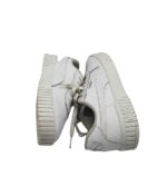Adidasi dama Puma, 40, imitatie de piele, piele, alb - imagine 4