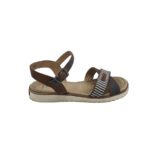 Sandale dama Bench, 41, material textil, albastru alb