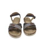 Sandale dama Bench, 41, material textil, albastru alb - imagine 3