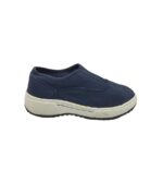 Espadrile dama 41, material textil, bleumarin
