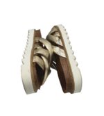 Saboti dama Tamaris, 38, imitatie de piele, piele, auriu - imagine 4