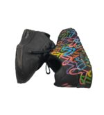 Adidasi dama Skechers, 41, imitatie de piele, negru - imagine 4