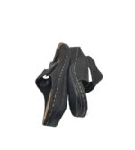 Saboti dama Bama, 37, imitatie de piele, negru - imagine 4