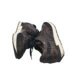 Adidasi dama Tizian, 36, imitatie de piele, piele intoarsa, negru - imagine 4