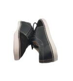 Tenisi barbati 44, imitatie de piele, material textil, negru - imagine 4