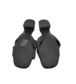 Saboti dama Venice, 41, imitatie de piele, negru - imagine 5