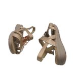 Sandale dama Cushion-Walk, 39, imitatie de piele, auriu - imagine 3