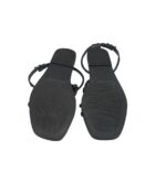 Sandale dama H&M, 39, imitatie de piele, negru - imagine 5