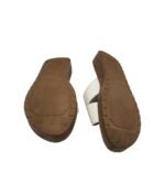 Saboti dama 38, imitatie de piele, alb - imagine 5