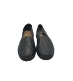 Espadrile dama 5th Avenue, 37, piele, negru - imagine 3