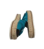 Saboti dama Gaimo, 37, material textil, piele, albastru - imagine 4