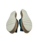 Saboti dama Gaimo, 37, material textil, piele, albastru - imagine 5