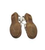 Sandale dama Rieker, 39, imitatie de piele, material textil, crem - imagine 5