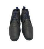 Ghete barbati Floris Van Bommel, 43, piele, negru - imagine 3