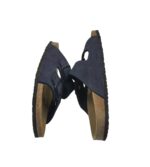 Saboti barbati Biofun, 42, imitatie de piele, bleumarin - imagine 4