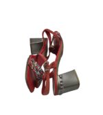 Sandale dama Hispanitas, 38, piele, rosu - imagine 4