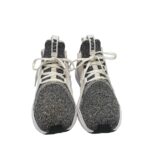 Adidasi dama Puma, 39, material textil, gri alb - imagine 3