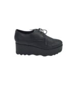 Pantofi dama 39, imitatie de piele, negru