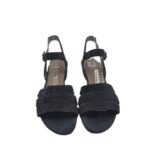 Sandale dama Gabor, 40, piele intoarsa, negru - imagine 4