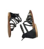 Sandale dama Geox, 38, piele, negru - imagine 3