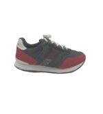 Adidasi barbati Tommy Hilfiger, 42, piele intoarsa, material textil, negru