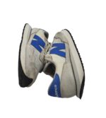 Adidasi barbati New Balance 43, piele intoarsa, material textil, gri albastru - imagine 4