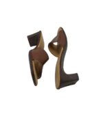 Saboti dama Donna, 38, piele, maro - imagine 4