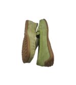 Mocasini dama Janet D 37, piele intoarsa, verde - imagine 4