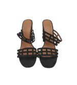 Saboti dama Topshop, 41, material textil, negru - imagine 3