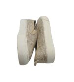 Espadrile dama F&F, 39, imitatie de piele, bej - imagine 4