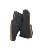 Mocasini barbati Asos, 43, piele intoarsa, negru - imagine 4