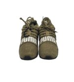 Adidasi dama Puma, 37, imitatie de piele, material textil, kaki - imagine 2