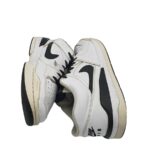 Adidasi barbati Nike, 43, imitatie de piele, piele, alb negru - imagine 4